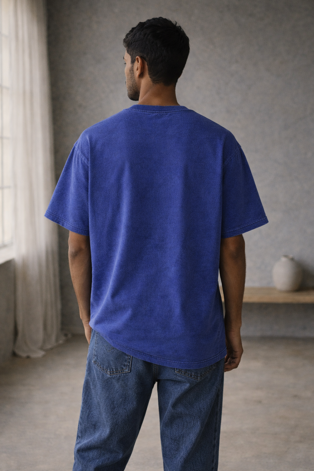 ACID WASH OVER SIZE T-shirt#14