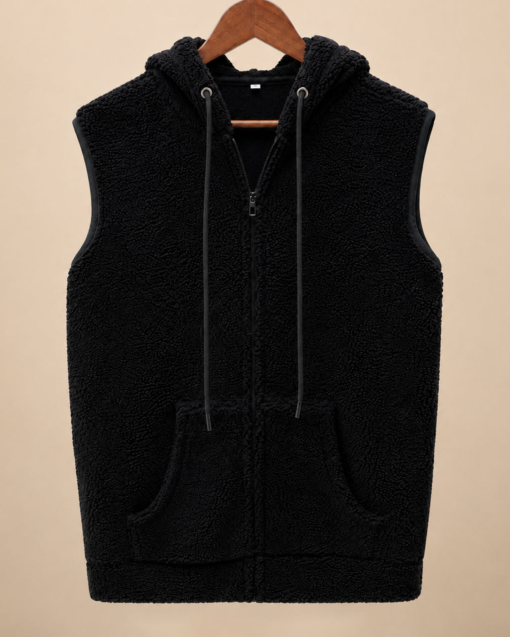 Obsidian Core* Sleeveless Sherpa Hoodie #2
