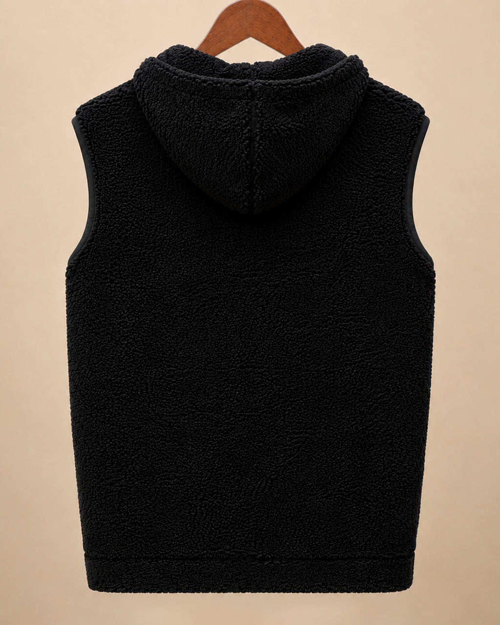 Obsidian Core* Sleeveless Sherpa Hoodie #2