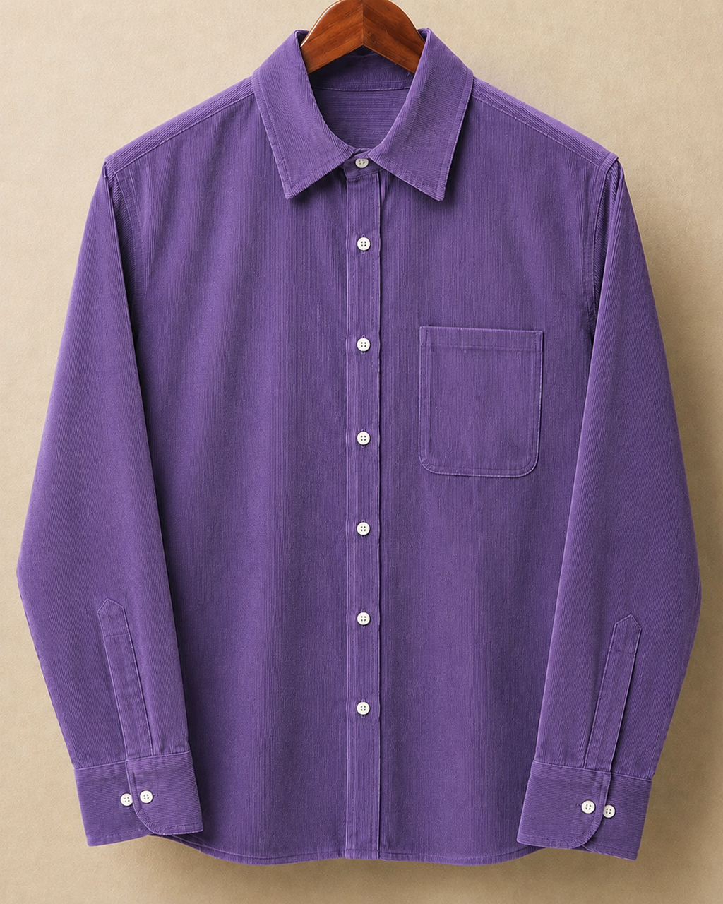 Plum Drift* Corduroy Shirt#4