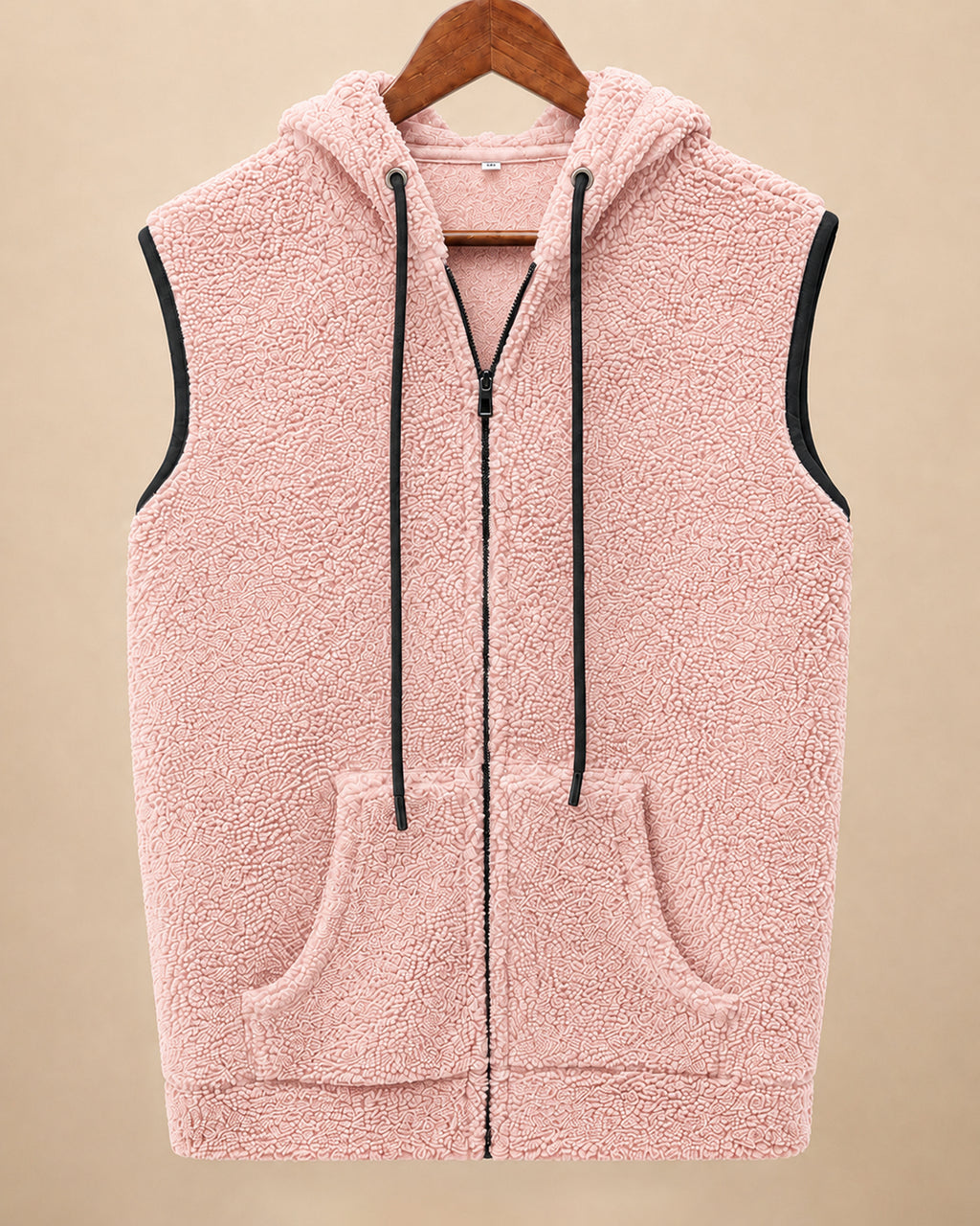Blushwave* Sleeveless Sherpa Hoodie #7