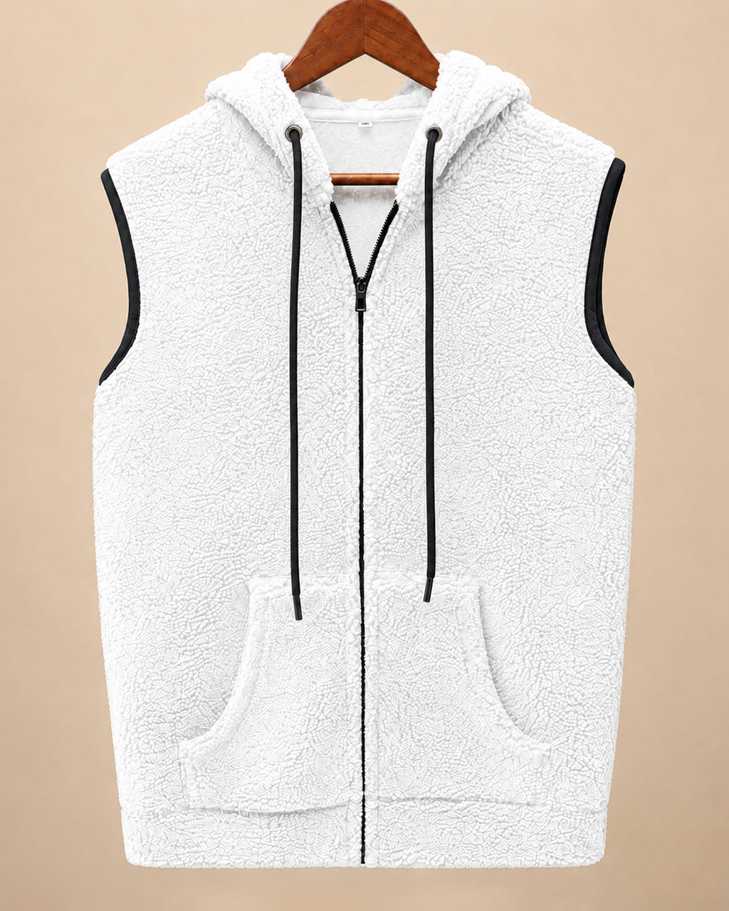 Cloudshel* Sleeveless Sherpa Hoodie #1