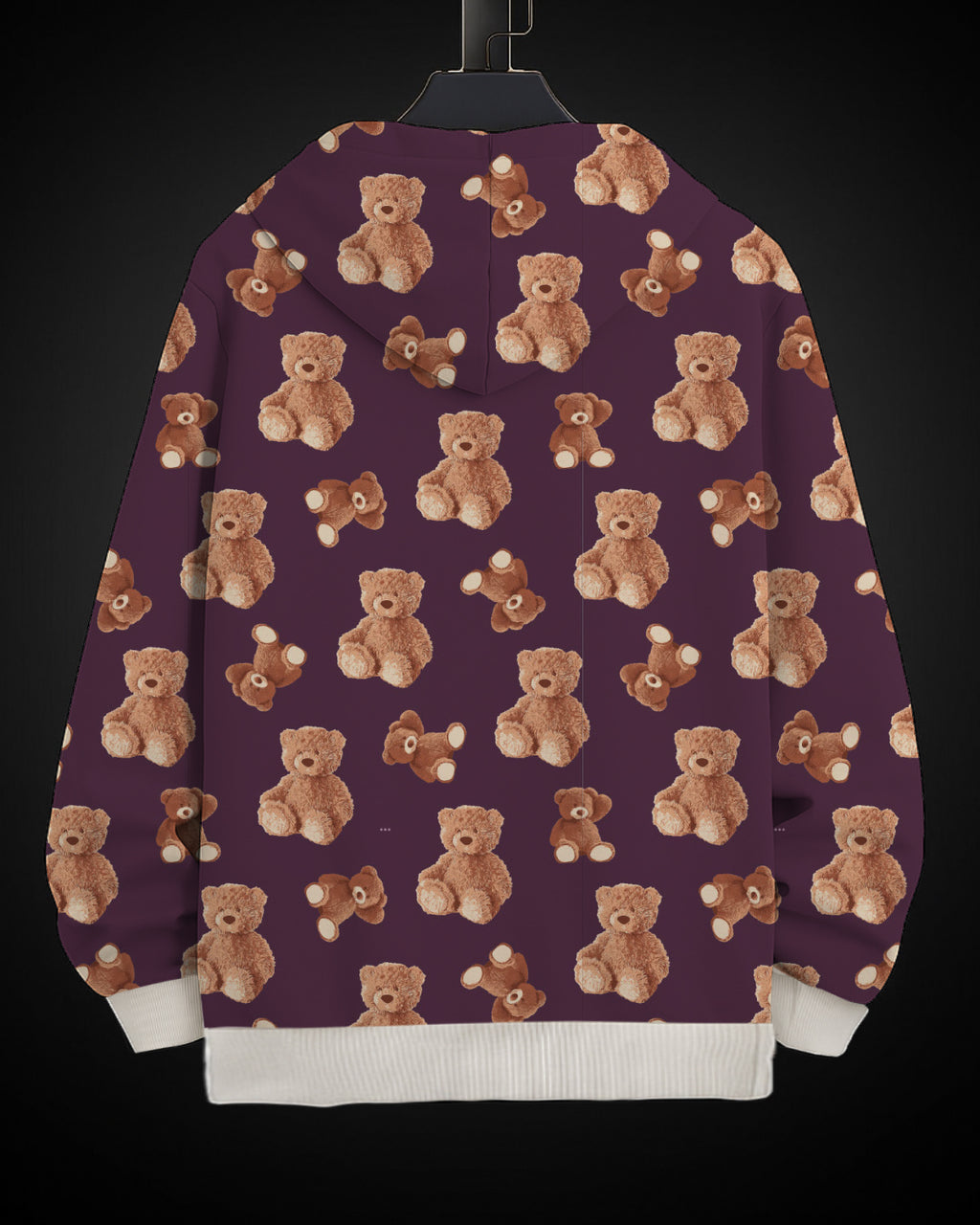 Teddy Bear Printed Hoodie #6
