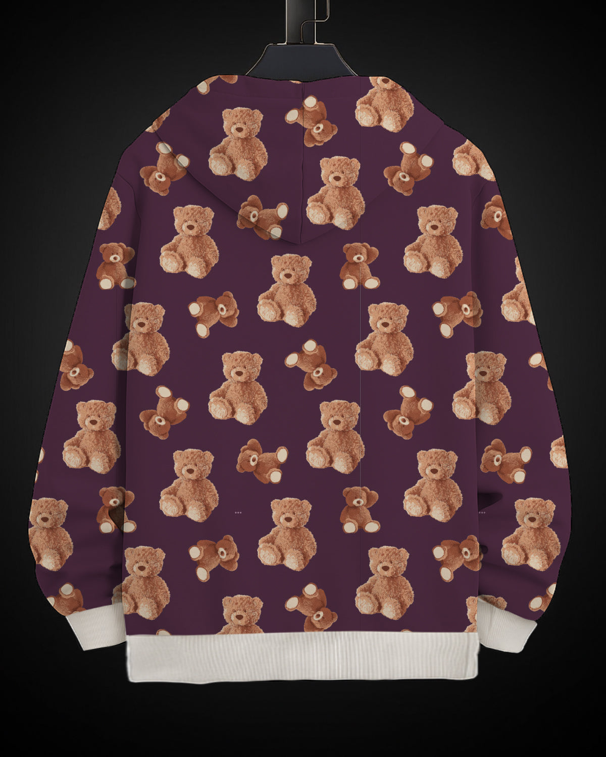 Teddy Bear Printed Hoodie #6