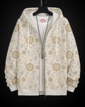 Vintage Floral Printed Hoodie #1