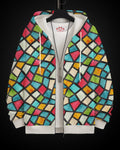 Color Grid Printed Hoodie Printed Hoodie #2