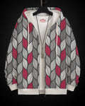 Feather Wave Printed Hoodie #4