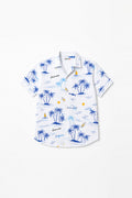 Tropical vibes on a California Printed shirt#18