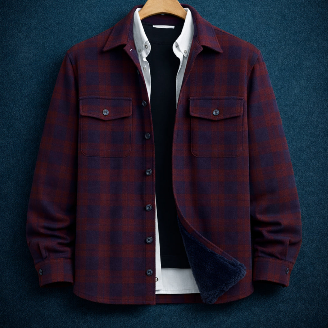 Sherpa flannel shacket#1