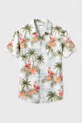 Tropical with flamingo Printed shirt#17