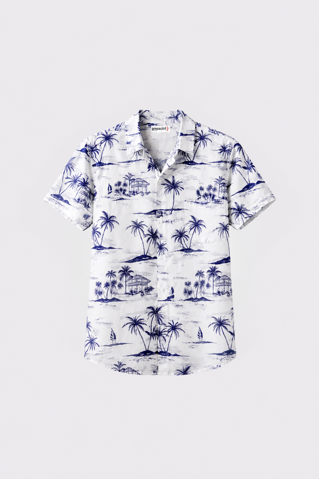 Tropical print Hawaiian Printed shirt#16