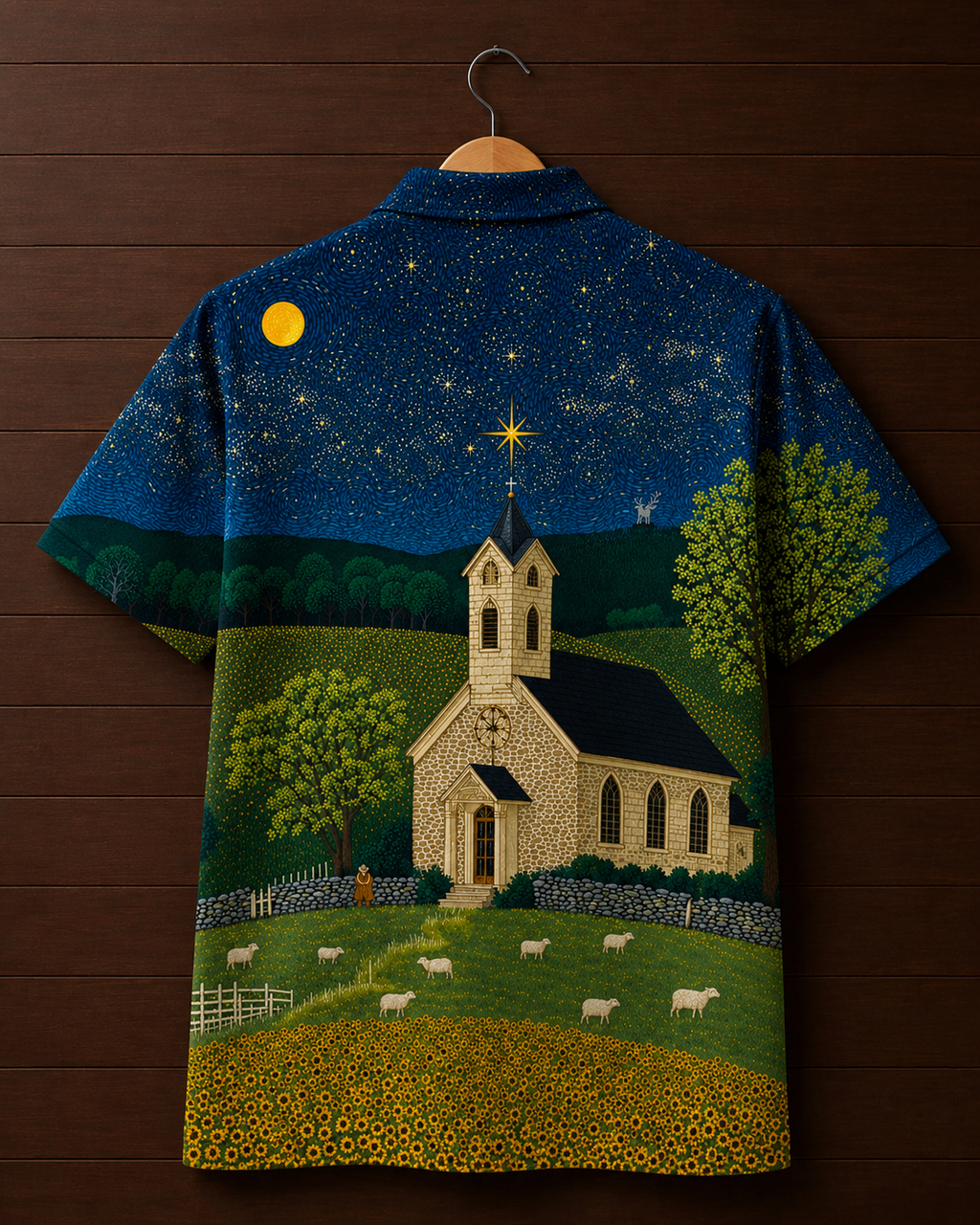 Nativity Printed Polo T-shirt#26
