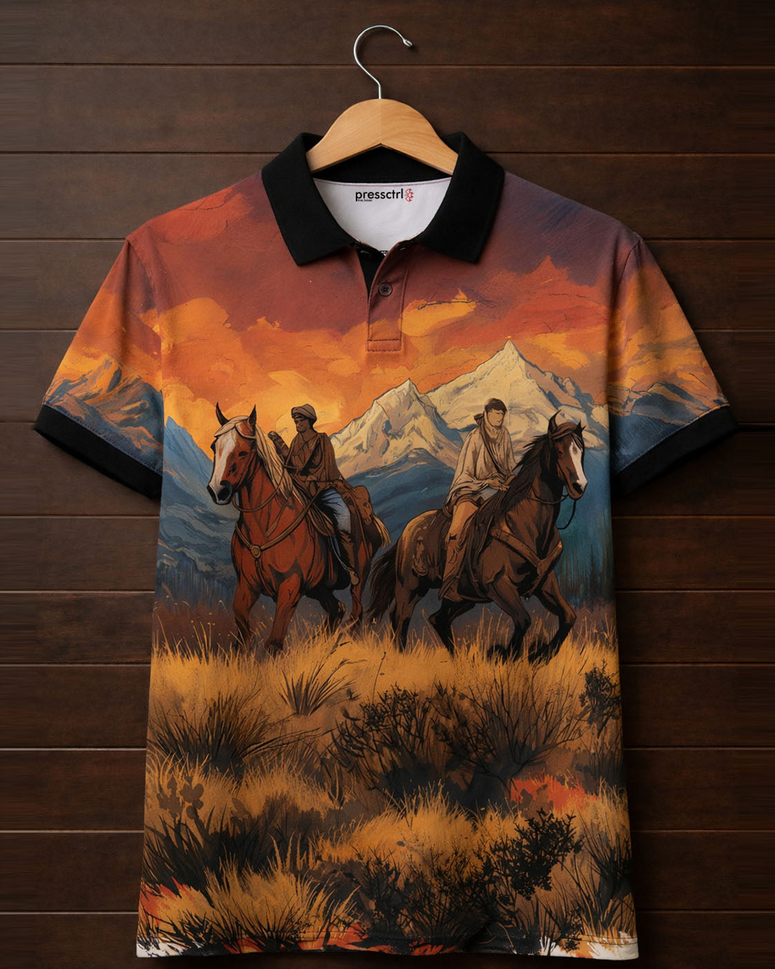 Wrangler Printed Polo T-shirt#14
